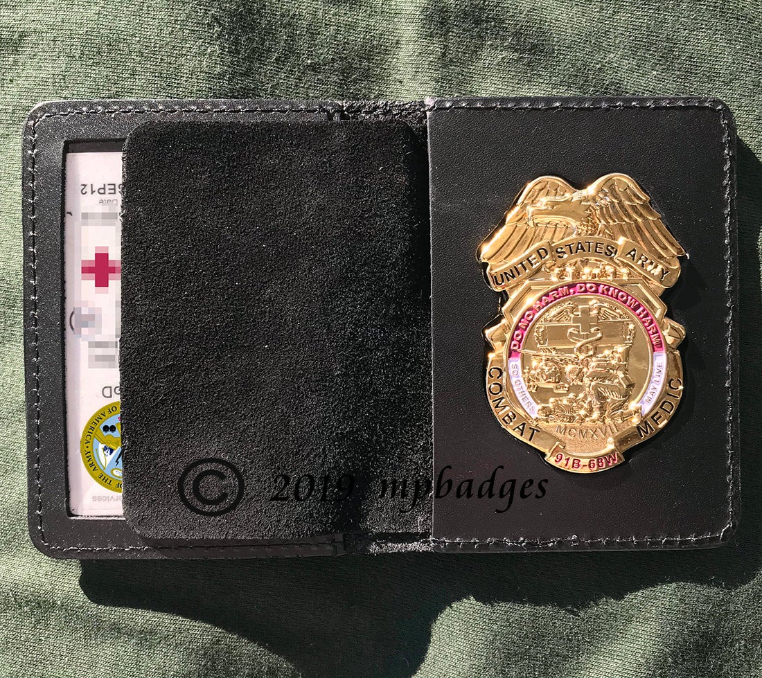 US Army Combat Medic 68 Whiskey Badge 91B 68W